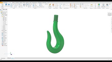 Autodesk Inventor 2023  Drawing A Simple Crane Hook