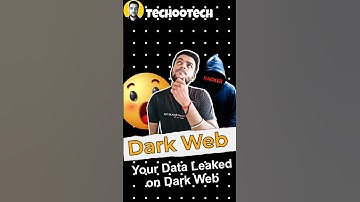 *Alert 🚨 Your Data Can be leaked on Dark Web 😯 #shorts