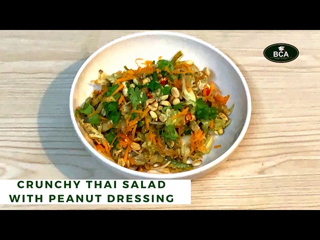Viral Crunchy Thai Peanut Salad