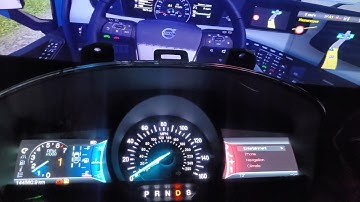 ETS2 Ford Fusion IPC cluster Dashboard