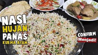 Nasi Hujan Panas | Resepi Kurma Ayam Sedap