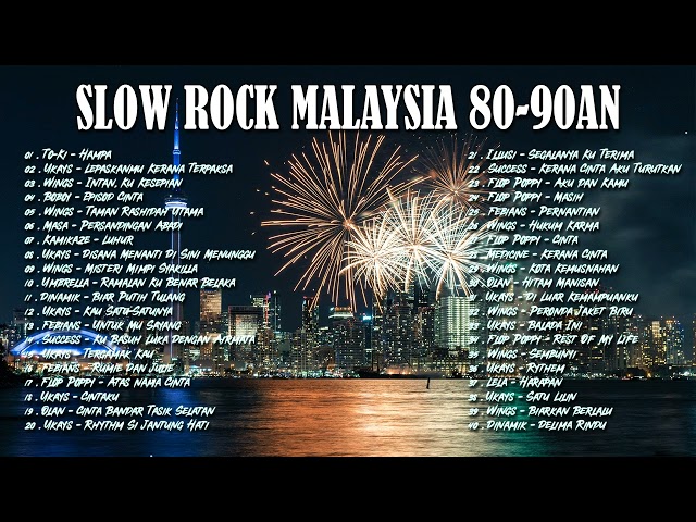 KOLEKSI JIWANG 80AN DAN 90AN TERBAIK  - LAGU 40 LAGU2 JIWANG 80AN - 90AN - LAGU SLOW ROCK MALAYSIA class=