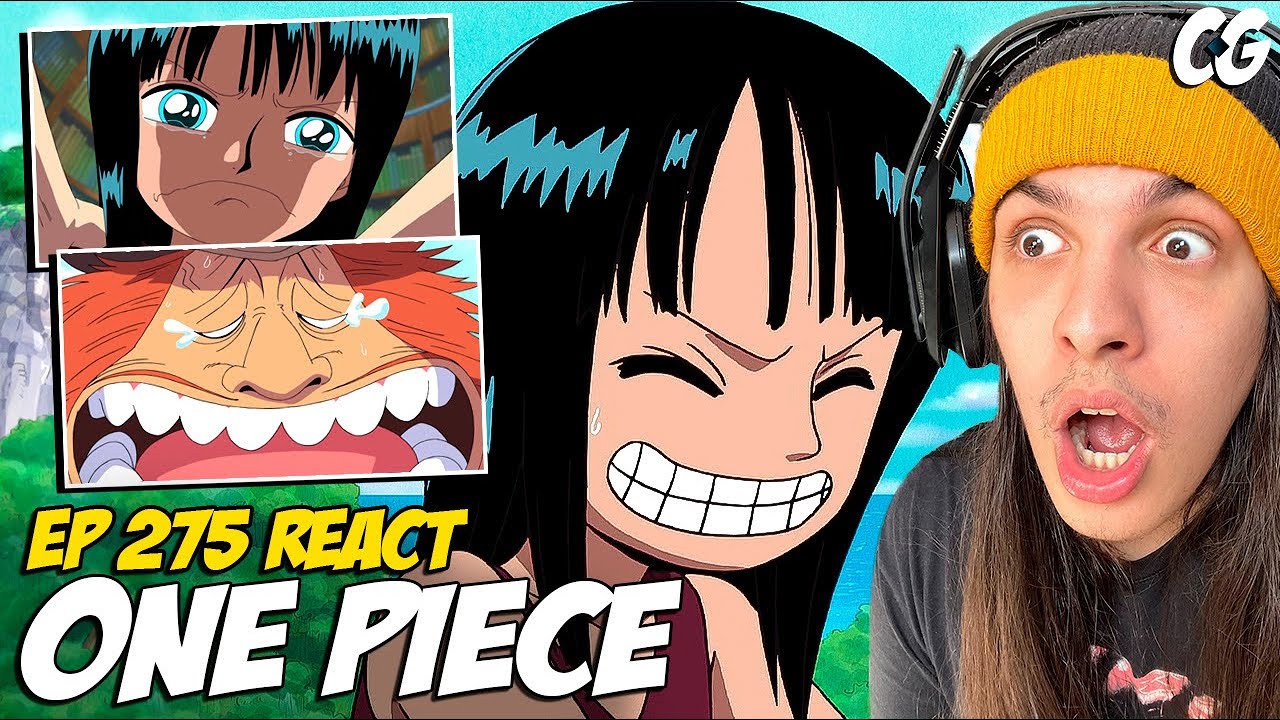 QUE DÓ MANO 😭 QUEBREI COM O RISADINHA DA ROBIN! - React One Piece EP 275