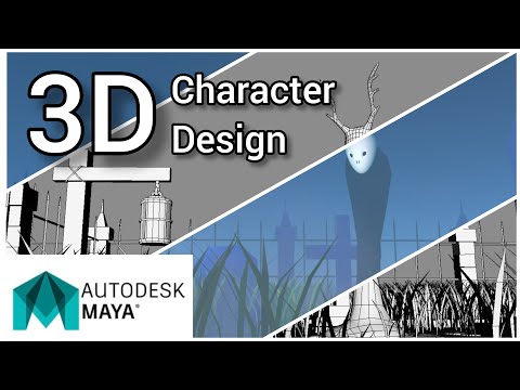 Scary Character 3D modeling. Graveyard Keeper (Autodesk Maya tutorial)