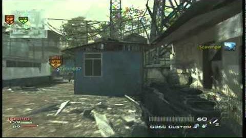 MW3 - My First Game...Ouch - Domination on Mission (Multiplayer Gameplay/Commentary)