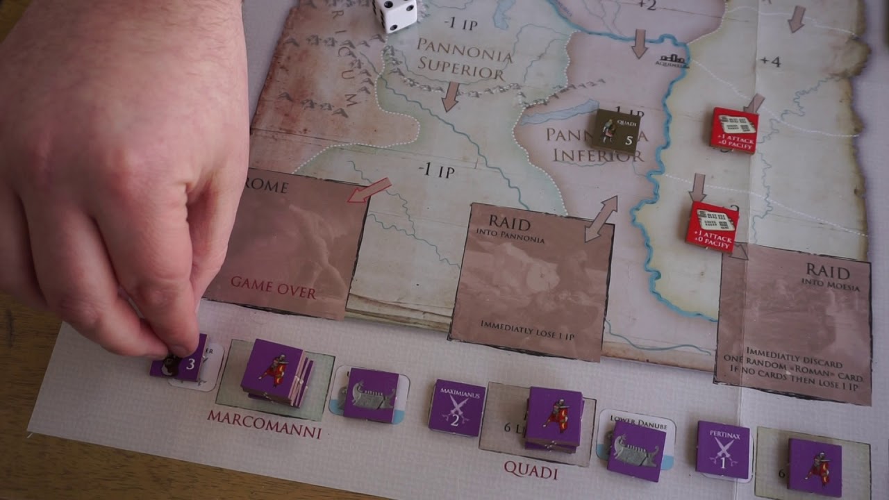 Wars of Marcus Aurelius sample turn 