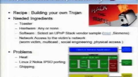 DEF CON 15 - Dror Shalev - A Crazy Toaster