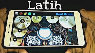 LATIH- WERID GENIUS Ft. Sara Fajira|REAL DRUM COVER METAL