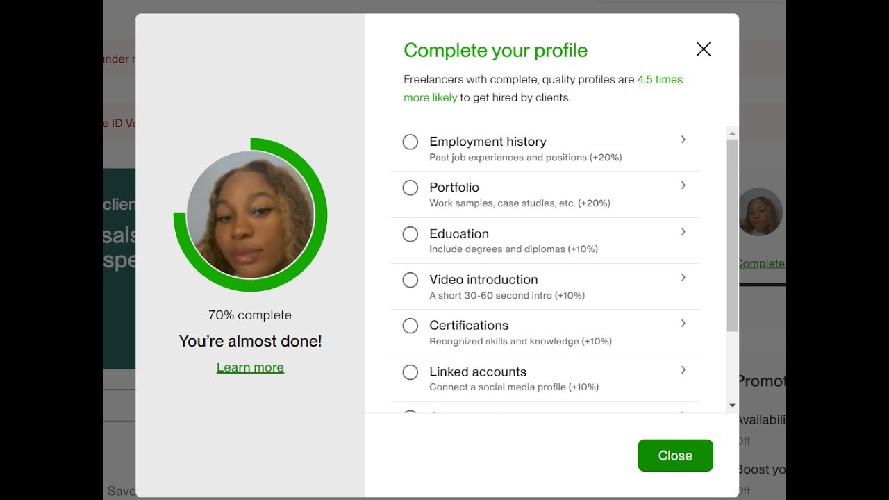 How to create an Upwork profile - YouTube