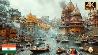 𝐕𝐚𝐫𝐚𝐧𝐚𝐬𝐢, 𝐈𝐧𝐝𝐢𝐚🇮🇳 Реальная жизнь в священном городе Индии и на реке Ганг (4K UHD)