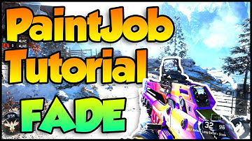 HOW TO MAKE SHINY "FADE CAMO" - BLACK OPS 3 CUSTOM PAINT JOB GRADIENT TUTORIAL (TIME LAPSE)