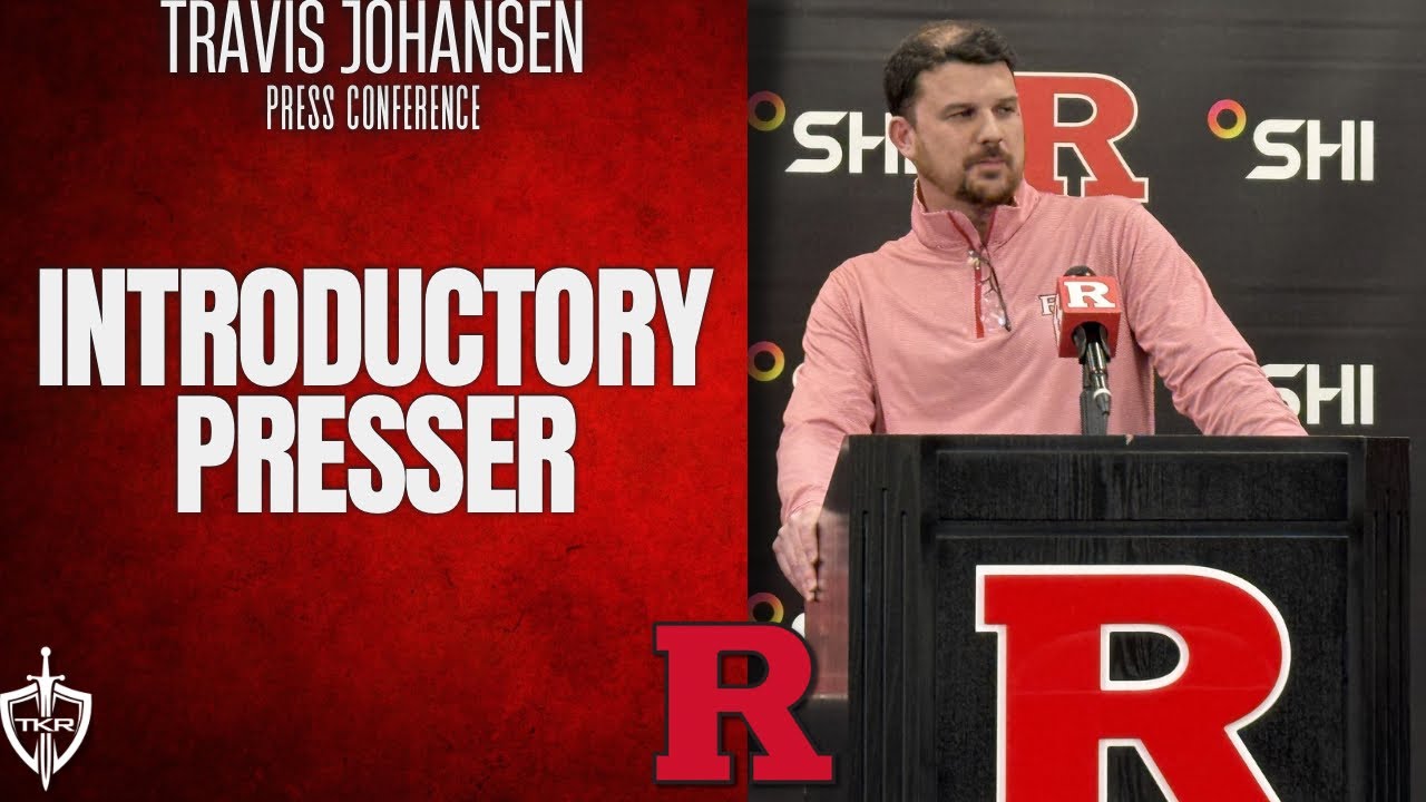 Вступительная пресс-конференция Трэвиса Йохансена — футбольная команда «Рутгерс Скарлет Найтс»