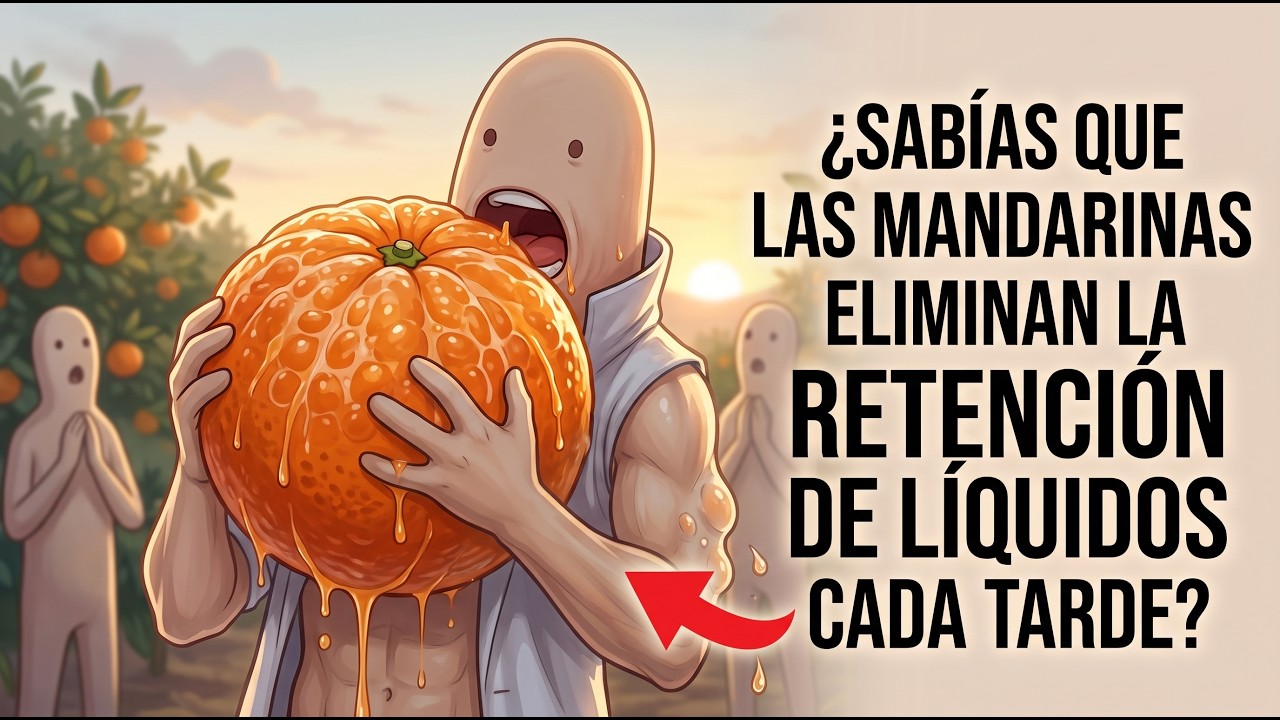 ¿Comer MANDARINA cada tarde elimina la RETENCIÓN de líquidos? Míralo ahora