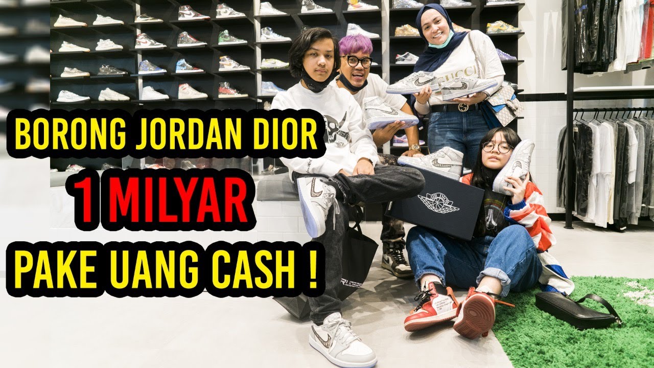 harga retail jordan dior