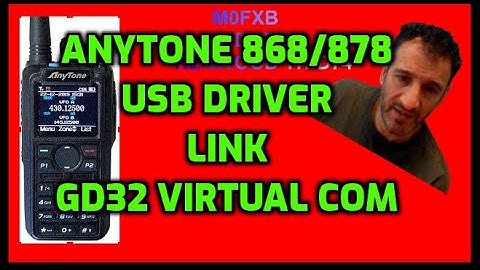 Anytone 878/868 gd32 driver