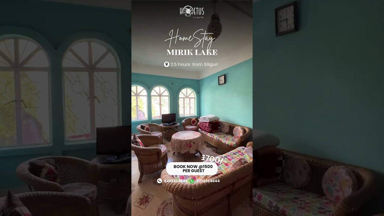 Homestay near Mirik Lake ￼