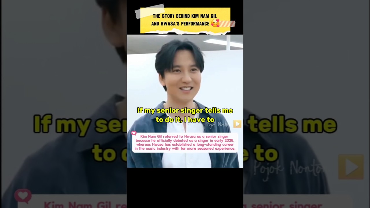 Behind the stage of Hwasa and Kim Nam Gil's Good Goodbye Performance 🥰#hwasa #kimnamgil #goodgoodbye