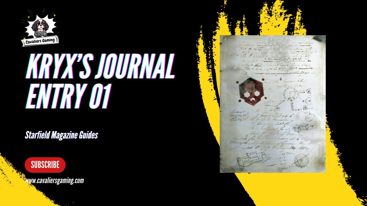 [Starfield] Kryx's Journal Entry 01 Location Guide - Ransacked Research Outpost