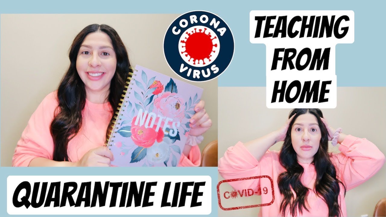 Teaching During Quarantine - Teaching From Home - High School English Teacher- Teaching Vlog
