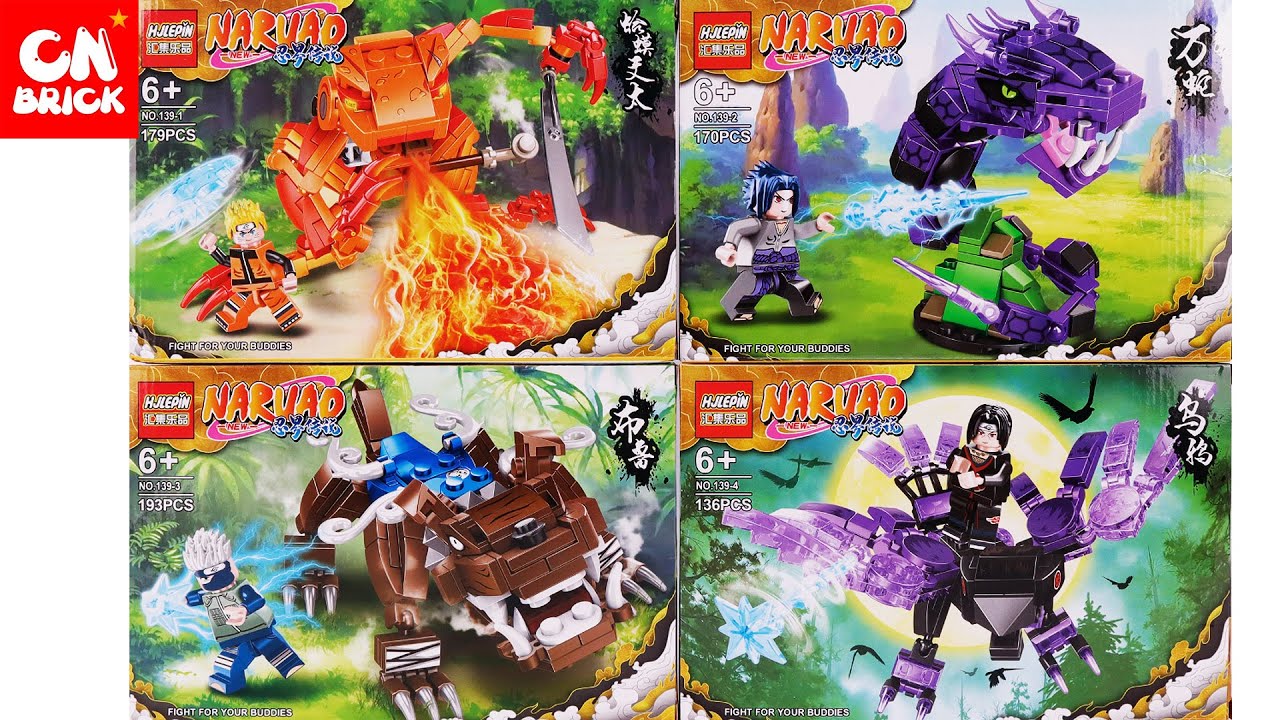 Unoffical LEGO NARUTO ナルト HJLEPIN139 UNOFFICAL LEGO SPEED BUILD