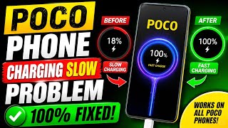 slow charging problem poco | poco phone fast charging kaise kare | phone slow charging issue poco