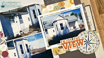Farm House Layout | Reinvent a Scrapbook Kit | Process Video