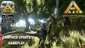 ARK: Ultimate Mobile Edition (Snapdragon 870) Max Graphics Gameplay walkthrough (Android/iOS)