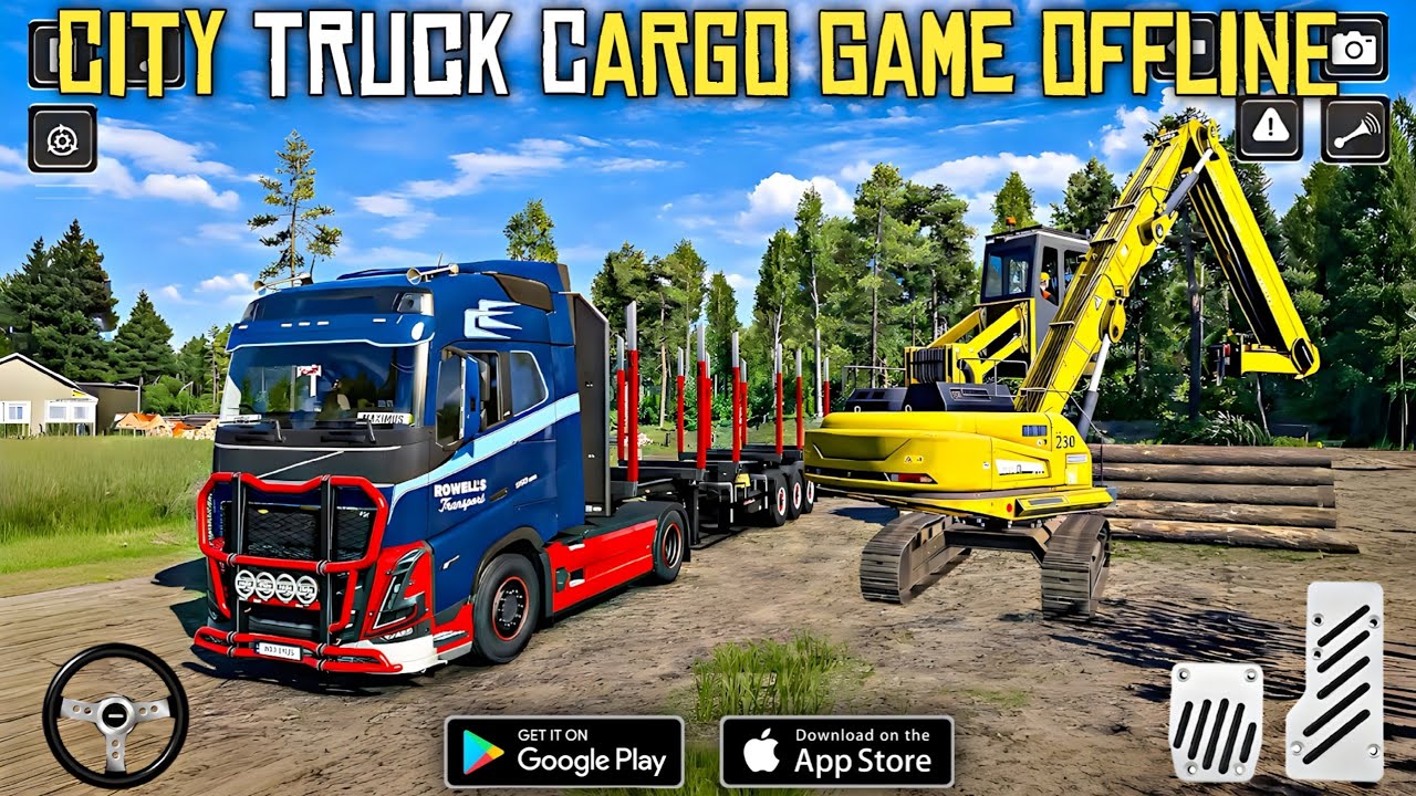 City Truck Cargo Game Offline Gameplay Android & iOS