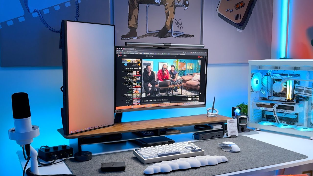 NB F160 Dual Monitor Stand for 17-27 inch | Elabd.Studio