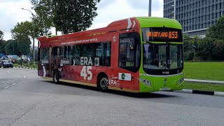 (ERA 45th Anniversary Full Body Advertisement) SG3044S(MDDEP) On Service 853 At Yishun Central 2 (ERA 45th Anniversary Full Body Advertisement) SG3044S(MDDEP) On Service 853 At Yishun Central 2