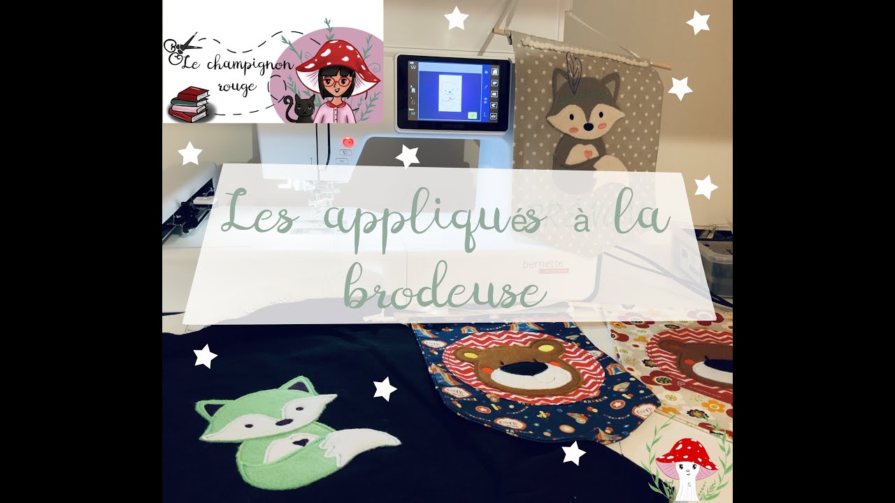 Broderie Machine: comment réaliser un appliqué à la brodeuse?