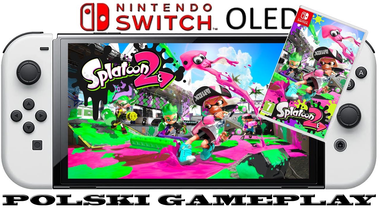 Splatoon 2 - Nintendo Switch OLED Unboxing & Gameplay PL - YouTube