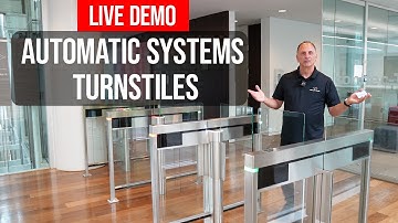 Live Demo: Automatic Systems Turnstiles integrated with ICT tSec Reader