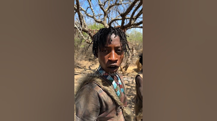 Hadzabe Tribe bushmen have the most unique names in the world consisting of unique clicking sounds 😍