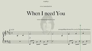 When i need you chords