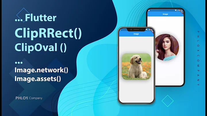 Flutter ClipRRect ClipOval widgets | Image corner border Radius