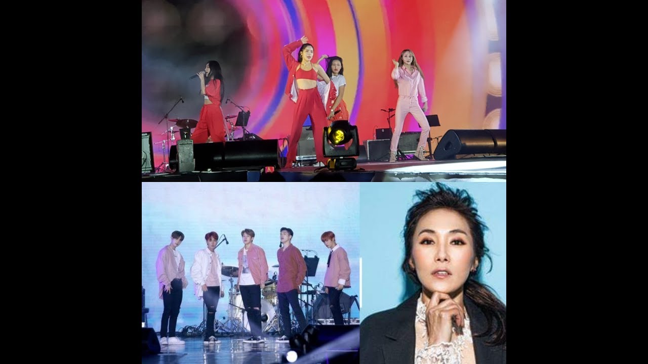 06.10.2019 K-Pop concert (47th Silla cultural festival). Jang Hye-jin, 24K, MAMAMOO (Fancam) Korea