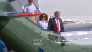 President Trump, First Lady Melania Trump and Barron Trump arrive in New Jersey. June 29, 2018