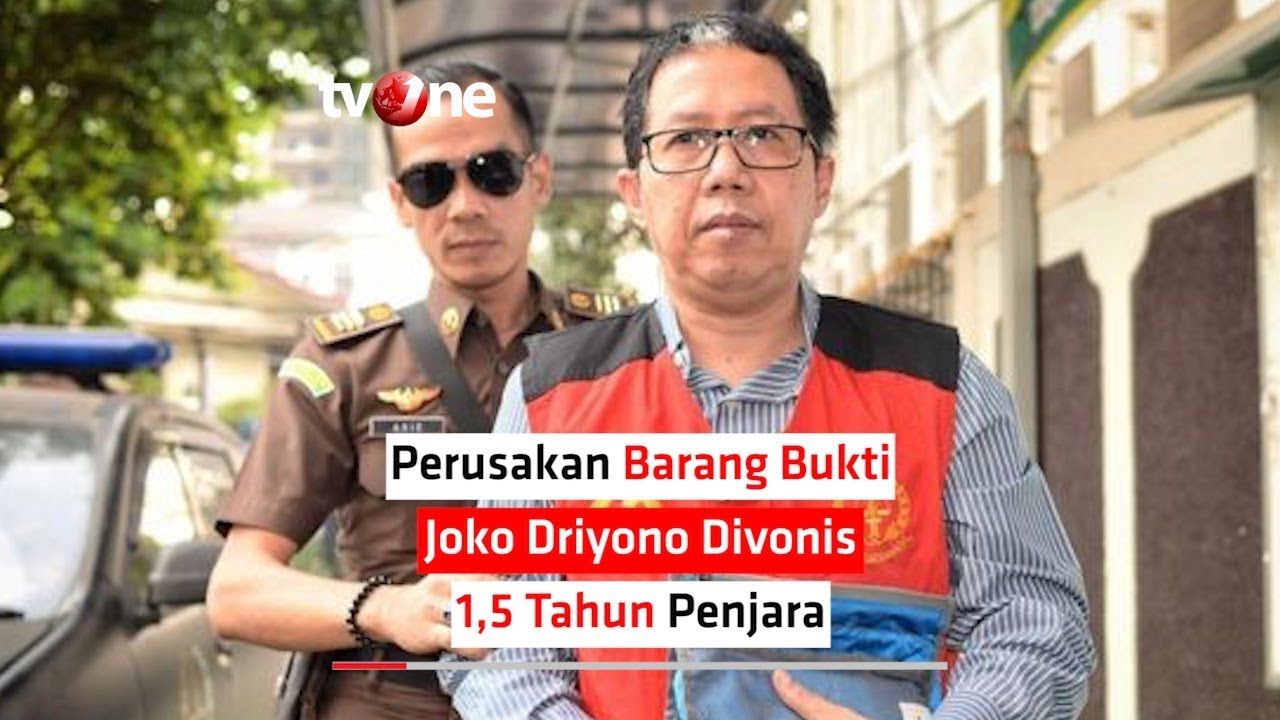 tv one live streaming free Perusakan Barang Bukti Joko Driyono Divonis 1,5 Tahun Penjara