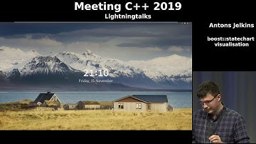 Boost statechart visualisation - Antons Jelkins - Meeting C++ 2019 lightning talks