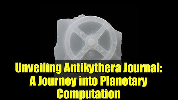 Unveiling Antikythera Journal: A Journey into Planetary Computation