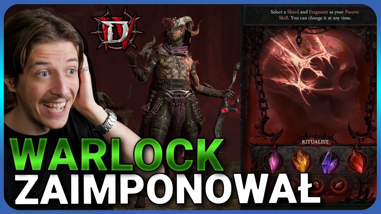 Diablo 4 W KOŃCU Pokazało Swoją Nową Klasę - Warlock - Sezon 12 - Dodatek