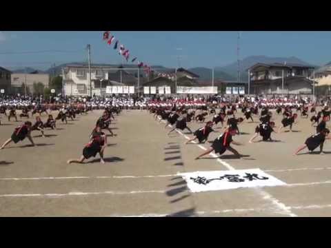 吉田ソーラン2014　10月11日運動会　中央カメラ　（南中ソーラン）