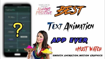 Smooth Text Animation in New App - Hype Text - Animated Text & Intro Maker