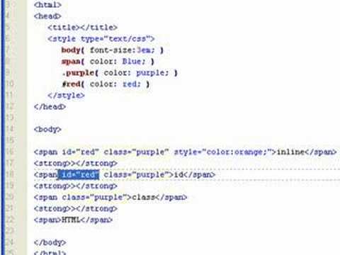 CSS Specificity