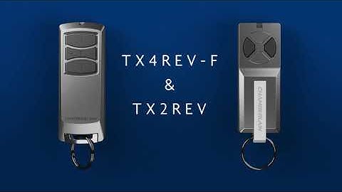 Programming TX4REV-F / TX2REV transmitters to ML700/800/810/1000/1040EV, ML1000EV-S, ML1000EV-F