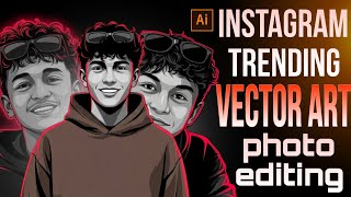 INSTAGRAM VIRAL VECTOR ART AI PHOTO EDITING PROMPT | GEMINI AI PHOTO EDITING | AI PHOTO EDITING