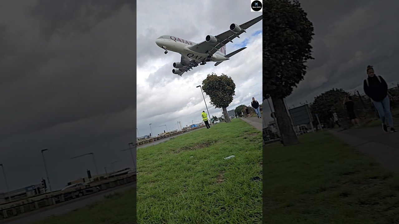 Reality can be felt this unreal!😳 Qatar Airbus A380 🇶🇦✈️👑. 