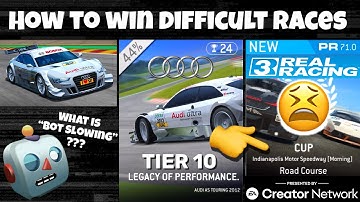 Passing Difficult Races ￼in Real Racing 3 • Audi A5 Touring Featured