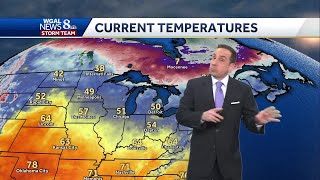Staying Warm, Few Showers Late Wednesday Into Thursday